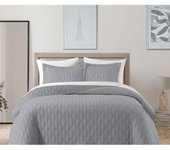 Icelands Colcha Bouti Ava Gardner Gris Diseño Hexágonos