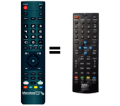 Mandos.tv RT0204 para AXIL mando a distancia programado