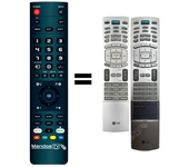 Mando a distancia programado para TV modelo 50PC3D de LG