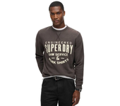 Ropa hombre Sudaderas Superdry Sudadera Workwear Applique Gris