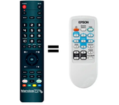 Mandos.tv EBS62 para EPSON mando a distancia programado