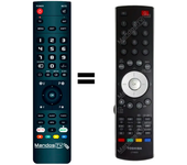 Mandos.tv CT-8003 para TOSHIBA mando a distancia programado