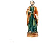 San Pedro, Figura Religiosa, en Resina, 12 cm