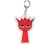 Acrylic Sprunki Keychain For Accessories Sprunki Oren Raddy Gray Brud Vineria Pendant Keyring Key chain Jewelry Fans Gifts