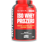 Nutrend Supplements Iso Whey Prozero 100% Aislado de Proteína de Suero de Leche Sin Gluten y Sin Azúcar