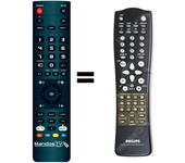 Mandos.tv FR996 para PHILIPS mando a distancia programado