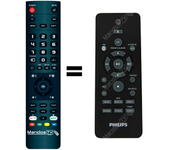 Mandos.tv BTM 2310/12 para PHILIPS mando a distancia programado