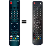 Mando a distancia programado para TV modelo 75029063 de VESTEL