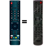 Mandos.tv HTR405 para SYSTEM-FIDELITY mando a distancia programado