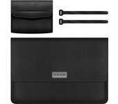Funda para Tablet y Portatil de 14 y 15 pulgadas - Funda Maletín multifunción con interior Suave  Material Cuero PU  4 Colores  37x28cm
