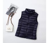 Women sleeveless women's ultra light down vests slim jacket girl gilet plus lightweight windproof warm waistcoat