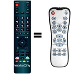 Mandos.tv HD700X para OPTOMA mando a distancia programado