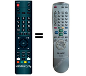 Mando a distancia programado para TV modelo LC-37HV4E de SHARP