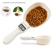 Placa Electrónica de Medición para Alimentación de Perros y Gatos con Pantalla Digital de Peso y Volumen Material de Plástico