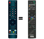 Mandos.tv KDL-55NX810 para SONY mando a distancia programado