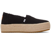 Calzado mujer Alpargatas Toms Alpargatas Valencia Platform Negro