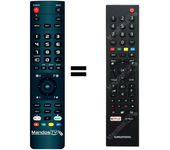 Mandos.tv 48VLE6520BH para GRUNDIG mando a distancia programado