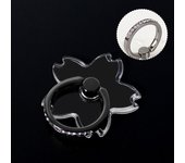 Transparent Cell Phone Ring Holder Stand 360°Degree Rotation Clear Finger Grip Kickstand Compatible iPhone Xiaomi for Phone Case