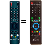 Mandos.tv I-CUBE2650 para WOXTER mando a distancia programado