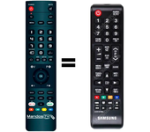 Mando a distancia programado para TV modelo UE65F8005 de SAMSUNG