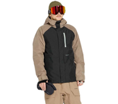 Volcom Chaqueta Dua Insulated Gore-tex Marrón,Negro
