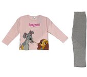 Pijama interlock niña Disney - La dama y el Vagabundo - Spaghetti Lovers Raíz MERCHAN-STORE Pijama Disney
