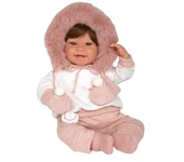 Muñeca Elegance Zoe Rosa con Manoplas peso real 65378 ARIAS