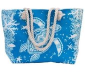 Bolsa Playa 58X38X16CM AZUL/TORTUGA novedad 2024 gran capacidad