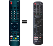 Mando a distancia programado para TV modelo H55N5305 de HISENSE