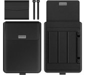 Funda para Tablet y Portatil de 14 y 15 pulgadas - Funda Maletín multifunción con interior Suave  Material Cuero PU  4 Colores  37x28cm