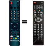 Mandos.tv CI924-TDT para SAIVOD mando a distancia programado