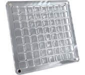 36/64/100 Grids Acrylic Magnetic Seashell Display Box Seashell Display Box Diamond Jewelry Storage Box Transparent