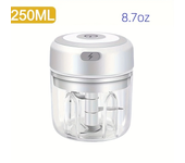 Mini picadora eléctrica de ajo de 3,38 oz/8,45 oz, trituradora de ajo con chile USB, picadora de verduras de jengibre duradera