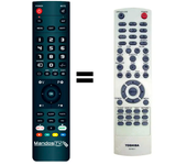 Mandos.tv SE-R0217 para TOSHIBA mando a distancia programado