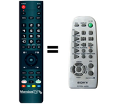 Mandos.tv CMT-CP100 para SONY mando a distancia programado