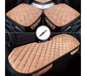 3pcs/set Pet Car Seat Covers With Pet Hair Remover, Car Seat Cushion Warm Seat Cushion Pad For Dogs