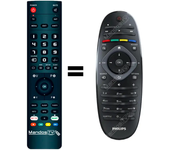 Mando a distancia programado para TV modelo 47PFL4606H de PHILIPS