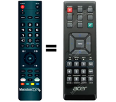 Mandos.tv S1210 para ACER mando a distancia programado