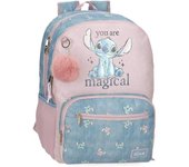 Disney Joumma Bags Stitch You are magical mochilas, mochilas escolares, mochilas infantiles, Incluye pompon decorativo, varios compartimentos