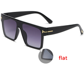 Gafas de sol cuadradas de gran tamaño de diseñador de marca de lujo, gafas de sol Retro con degradado para hombres y mujeres, gafas de moda Uv400, gafas clásicas Tom Shades lentes niña vasos Venta al por mayor