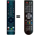 Mandos.tv NVR7200-24HDDN para NEVIR mando a distancia programado