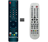 Mandos.tv R-55A01 para DAEWOO mando a distancia programado