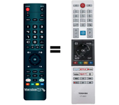 Mando a distancia programado para TV modelo 43UL2163DG 2 de TOSHIBA