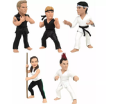 COBRA KAI COLECCIÓN COMPLETA DE 5 FIGURAS 3" DE PVC FIGURAS 8CM NUEVAS PRECINTADO