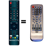 Mandos.tv DVX-100B para LM mando a distancia programado