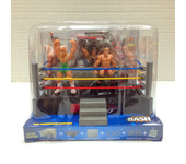 33-piece Wrestling Playset For Kids, Wwe Wrestler Warriors Toys With Ring & Realistic Accessories, Fun Miniature Fighting Figures