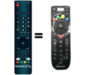 Mando a distancia programado para TV modelo RC3400 de PHILIPS
