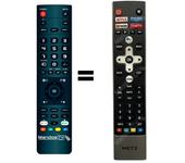 Mandos.tv 50MUC7000Z para METZ mando a distancia programado
