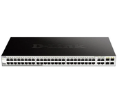 D-link switch smart gestionado 48 puertos gigabit 10/100/1000 mbps + 4 puertos combo 1000base