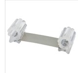 SANCO STORE - wolfpack tope para puertas sin adhesivos ni tornillas transparente 130 mm x 40 mm